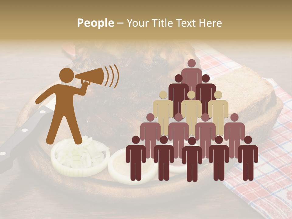 Knee Roast European PowerPoint Template