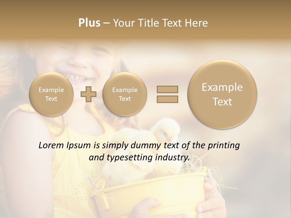 Blades Lots Isolated PowerPoint Template