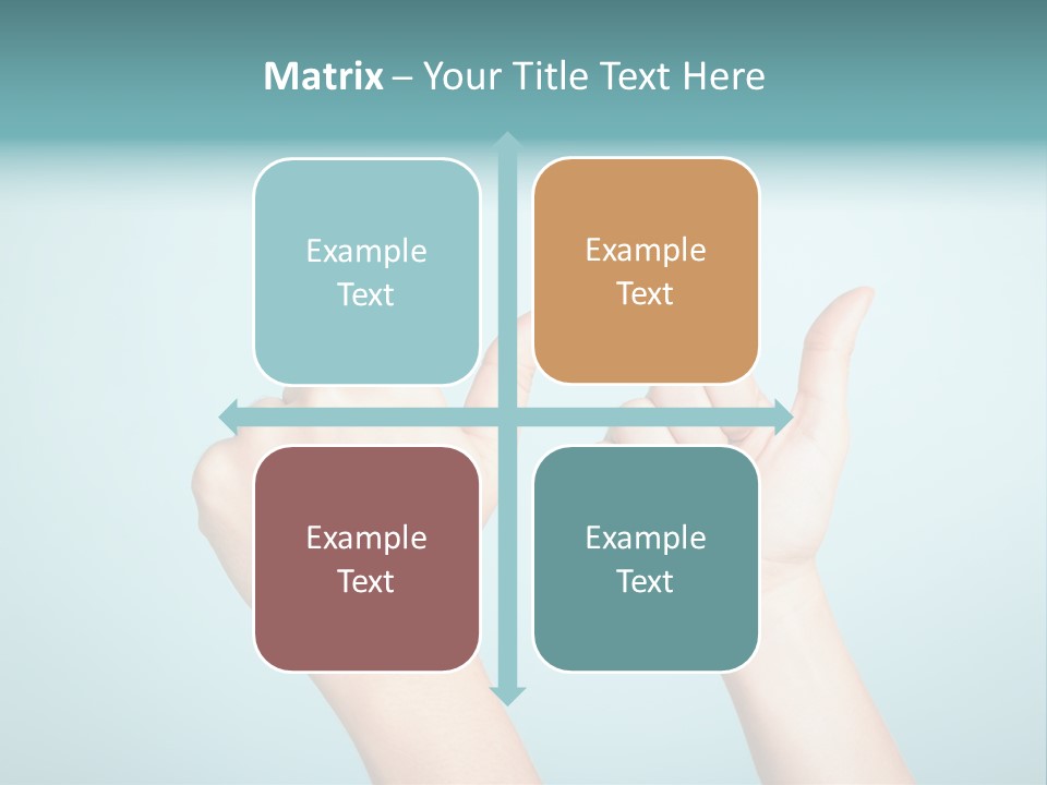 Great Blue Background Successful PowerPoint Template