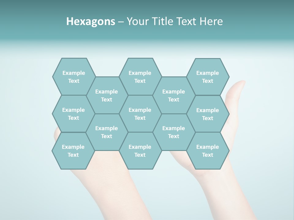 Great Blue Background Successful PowerPoint Template