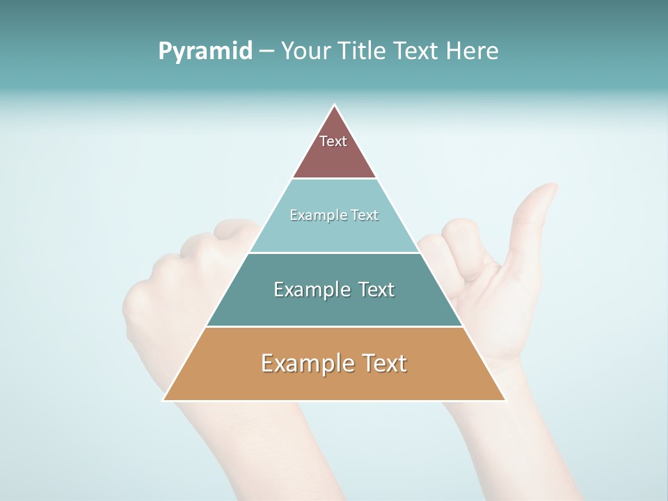 Great Blue Background Successful PowerPoint Template