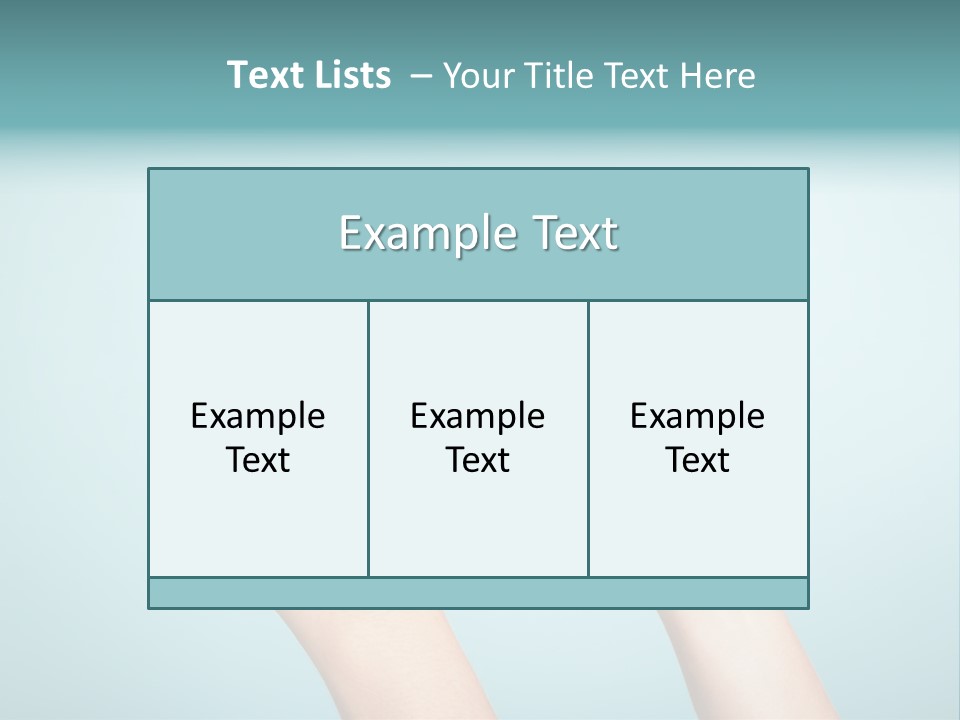 Great Blue Background Successful PowerPoint Template