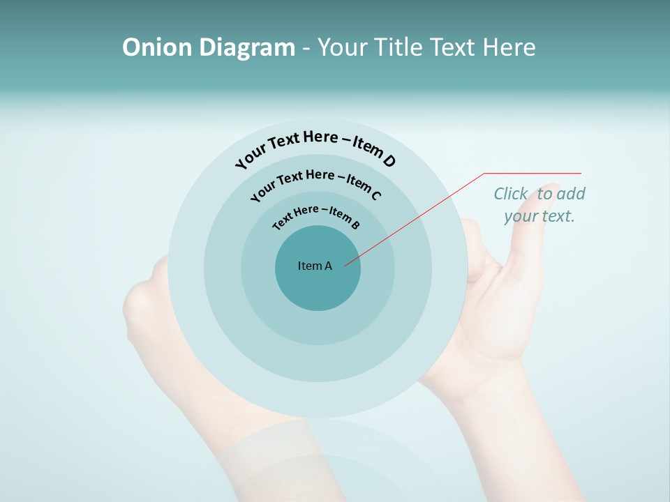 Great Blue Background Successful PowerPoint Template