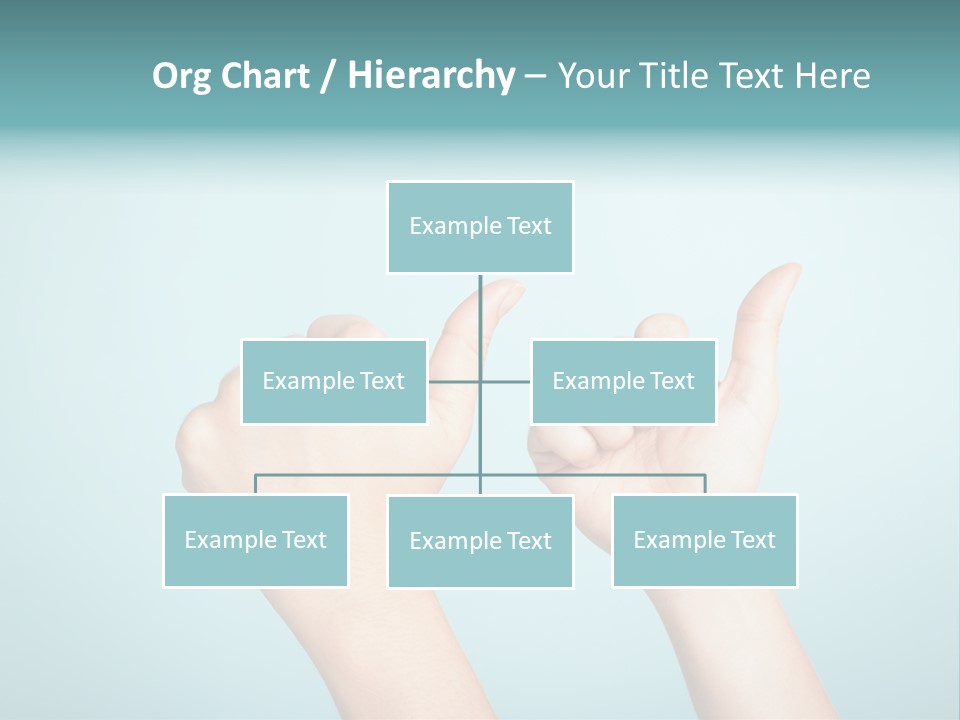 Great Blue Background Successful PowerPoint Template