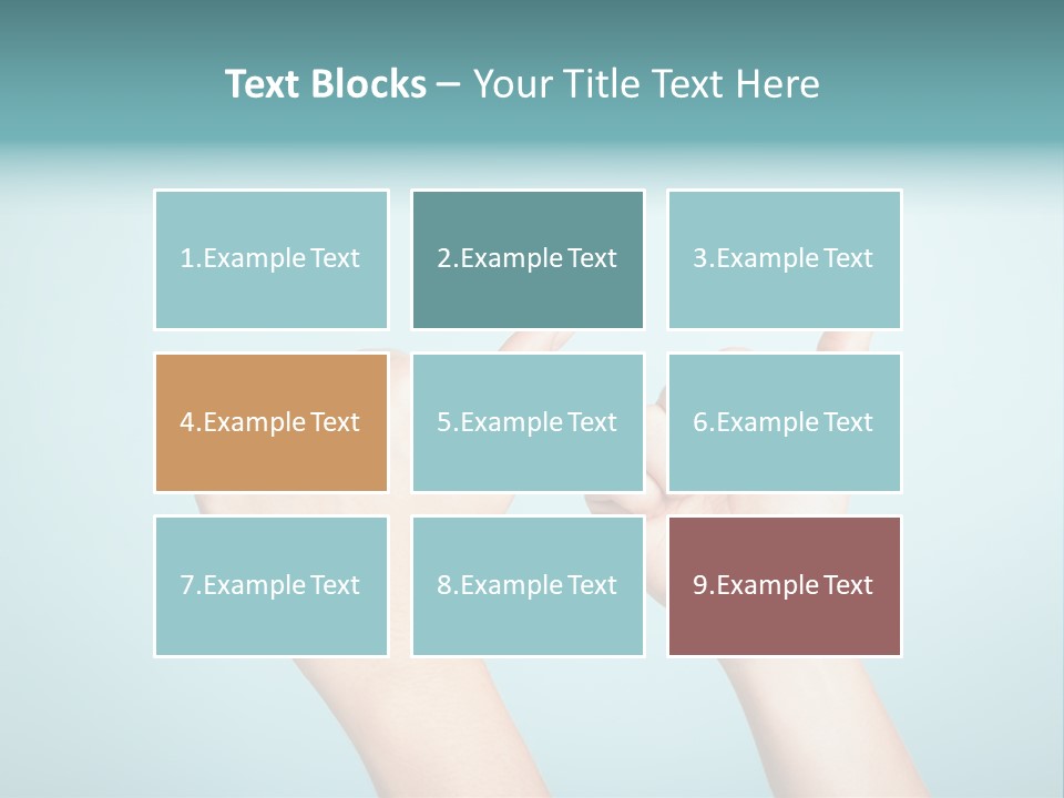 Great Blue Background Successful PowerPoint Template