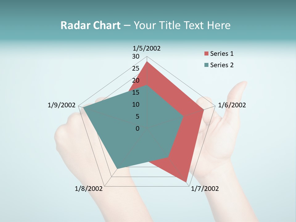 Great Blue Background Successful PowerPoint Template