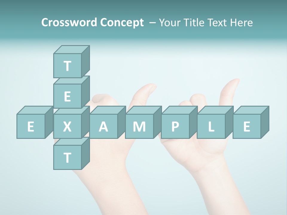 Great Blue Background Successful PowerPoint Template