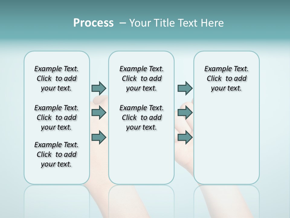 Great Blue Background Successful PowerPoint Template