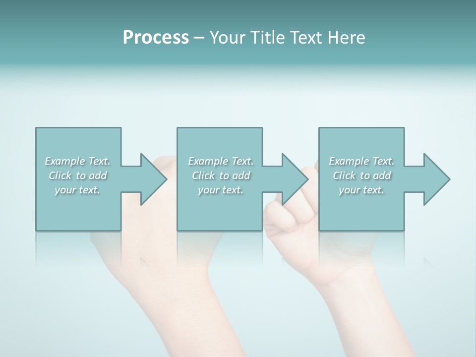 Great Blue Background Successful PowerPoint Template