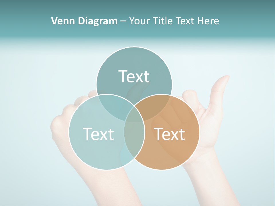 Great Blue Background Successful PowerPoint Template