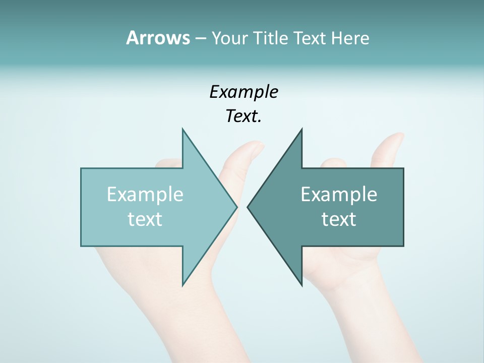 Great Blue Background Successful PowerPoint Template