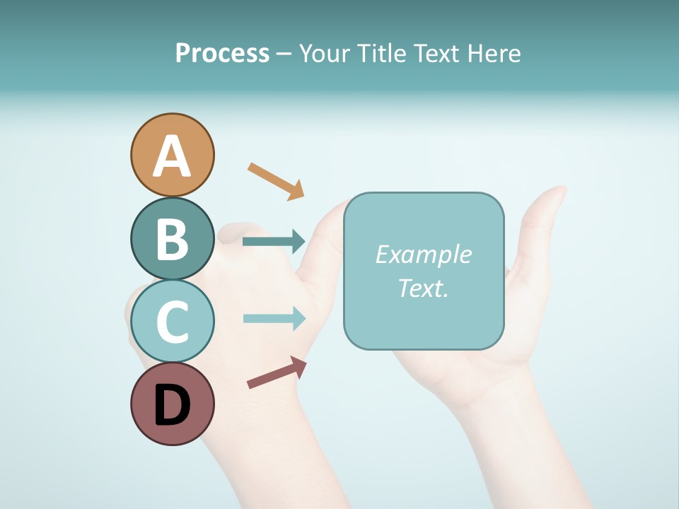 Great Blue Background Successful PowerPoint Template