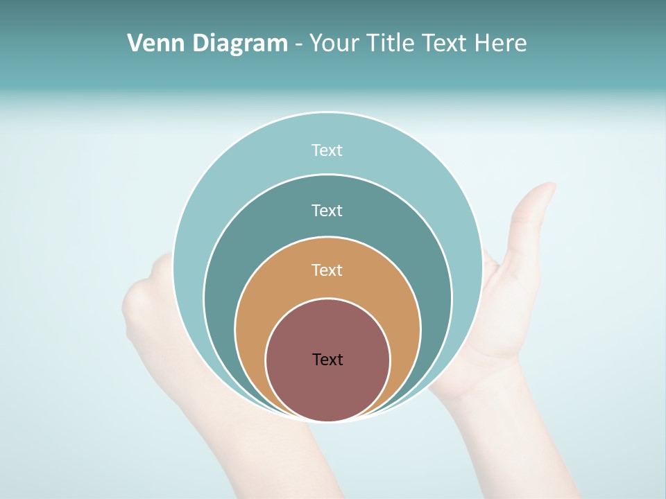 Great Blue Background Successful PowerPoint Template