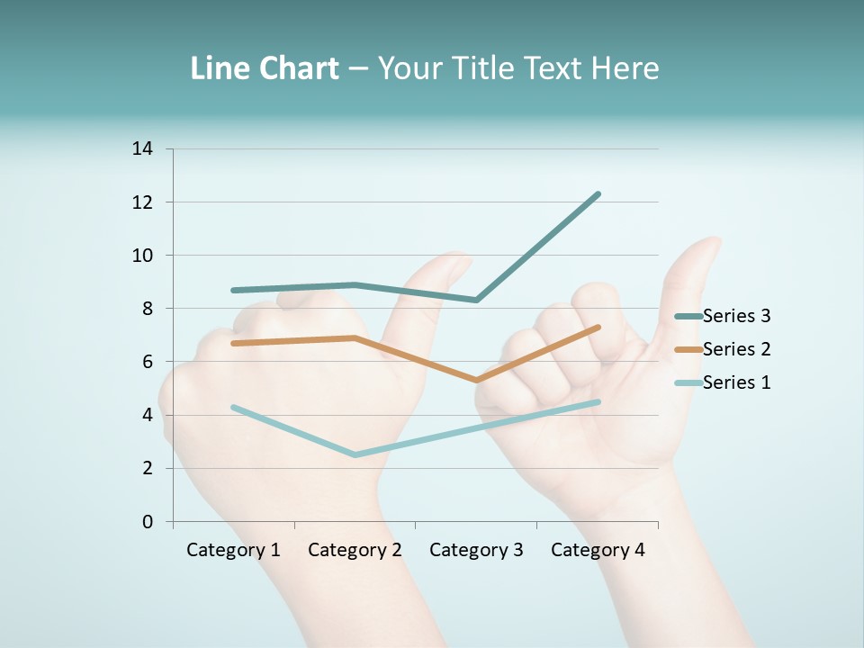 Great Blue Background Successful PowerPoint Template