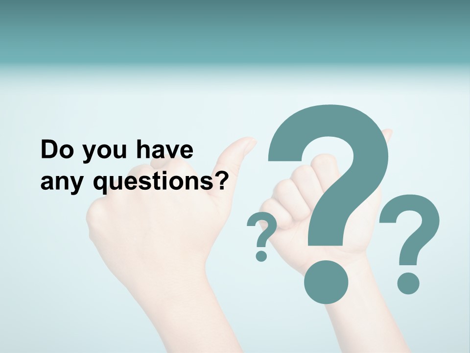 Great Blue Background Successful PowerPoint Template