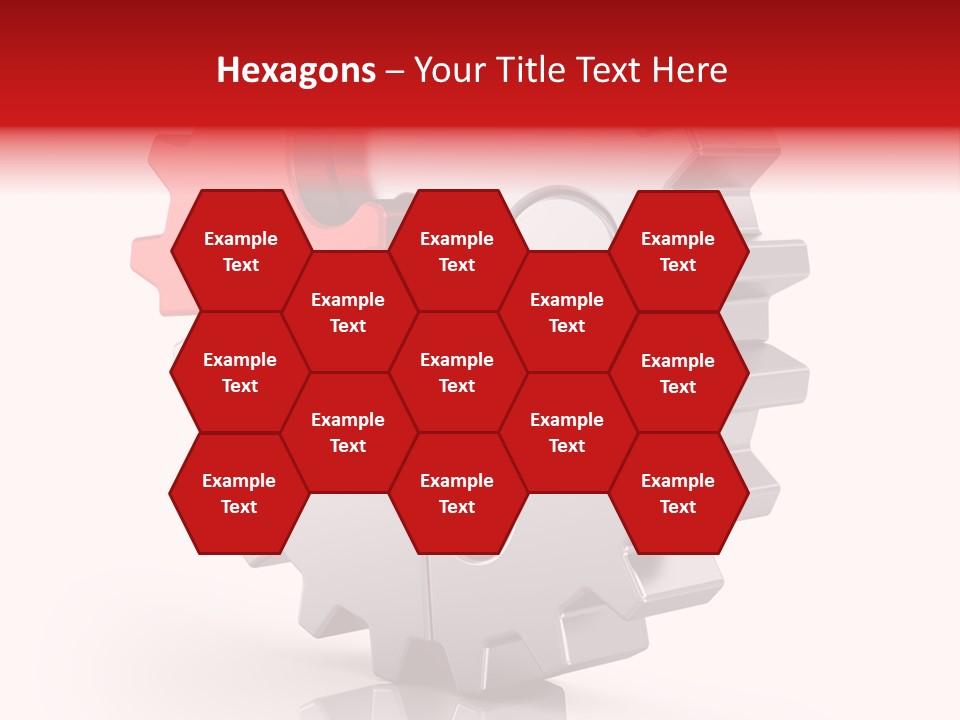 Cogwheel Success Puzzle PowerPoint Template
