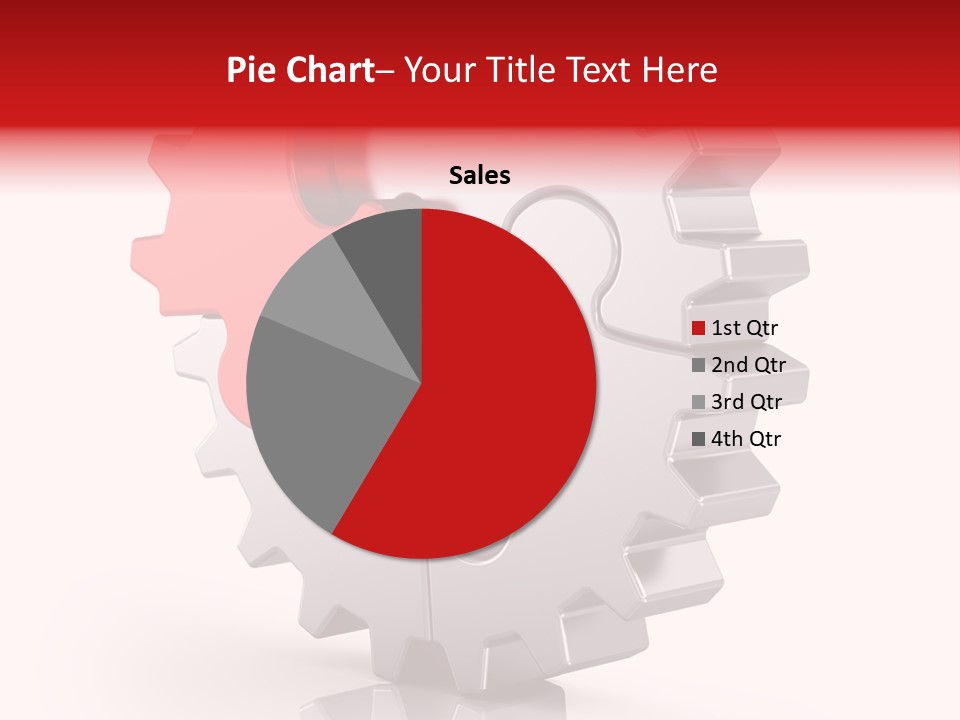 Cogwheel Success Puzzle PowerPoint Template