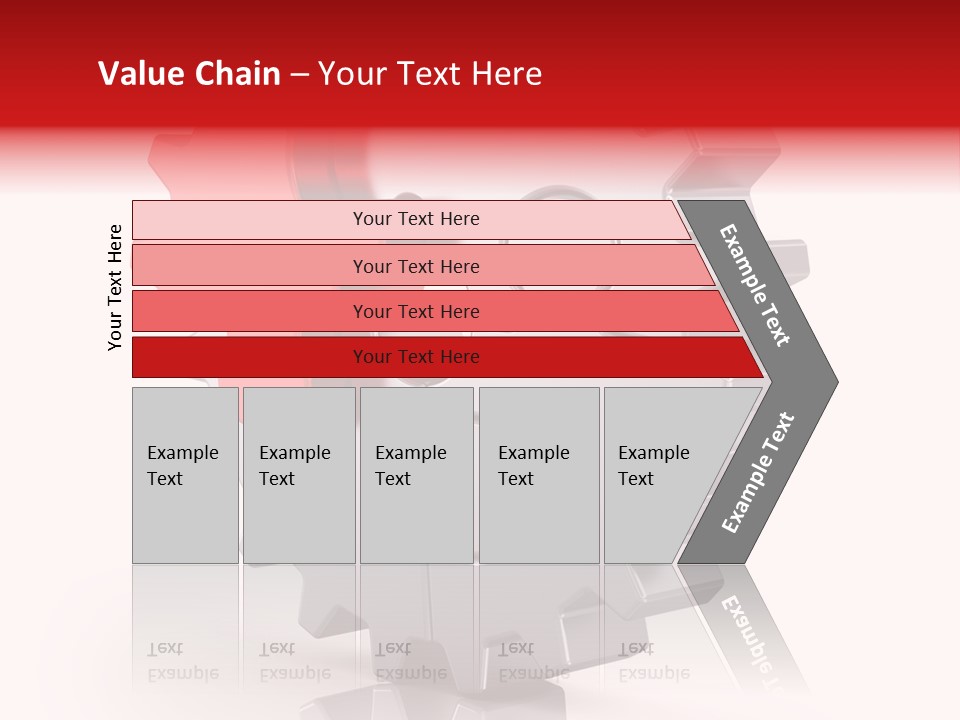 Cogwheel Success Puzzle PowerPoint Template