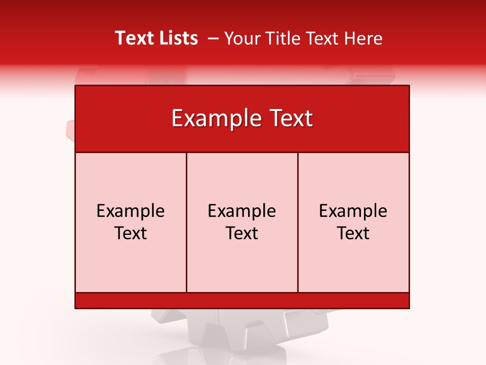 Cogwheel Success Puzzle PowerPoint Template