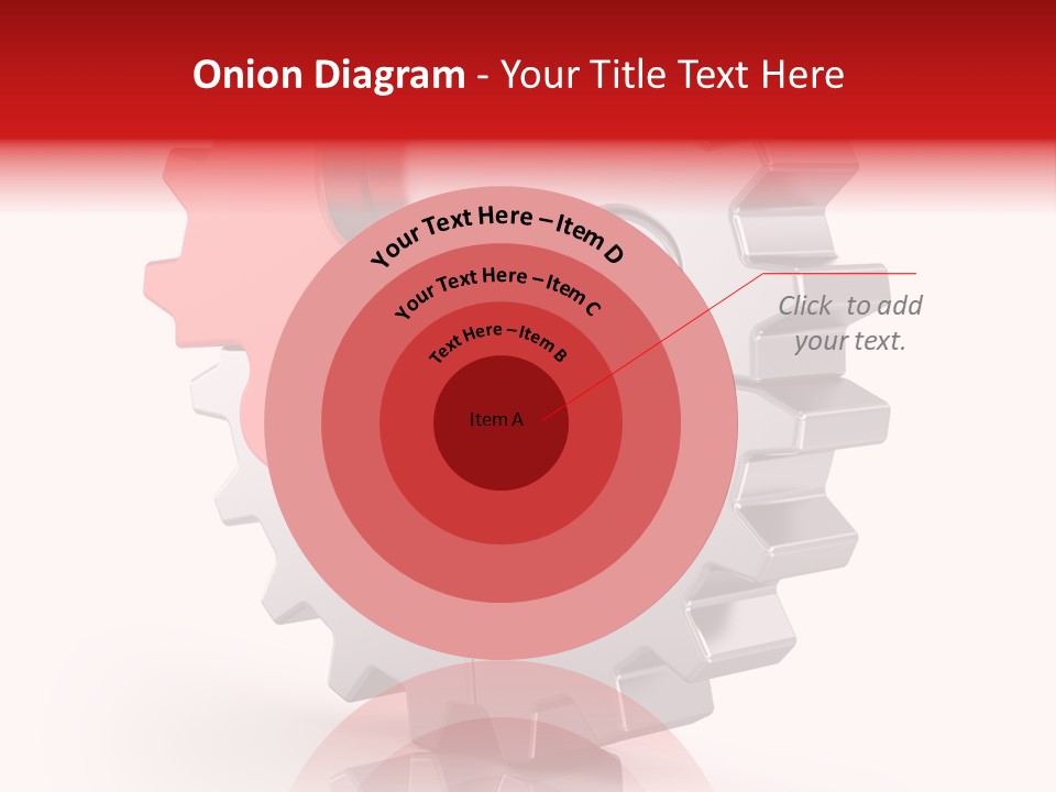 Cogwheel Success Puzzle PowerPoint Template