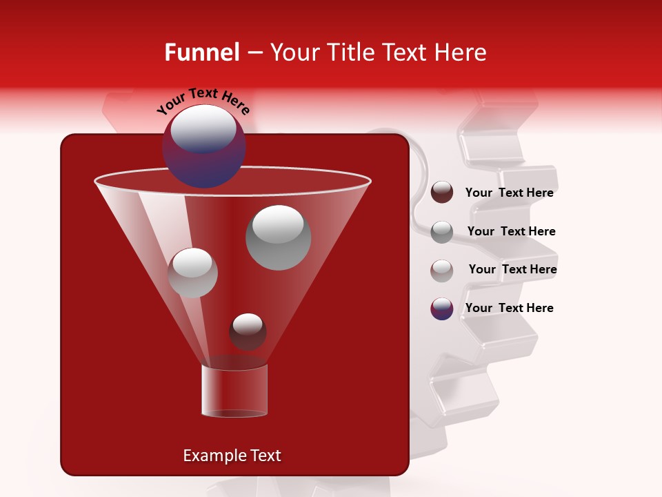 Cogwheel Success Puzzle PowerPoint Template
