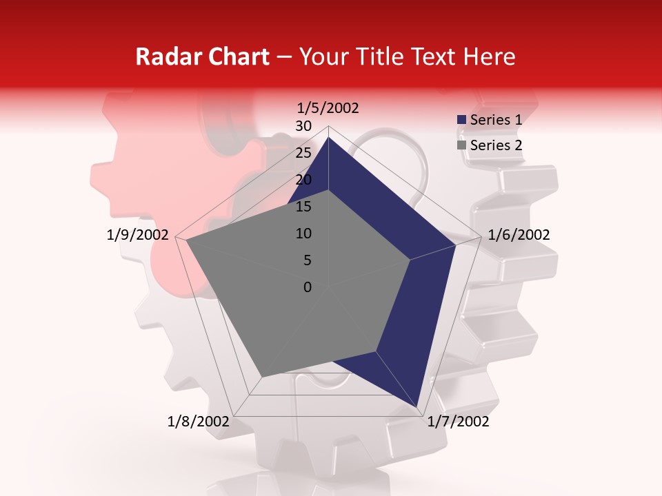 Cogwheel Success Puzzle PowerPoint Template