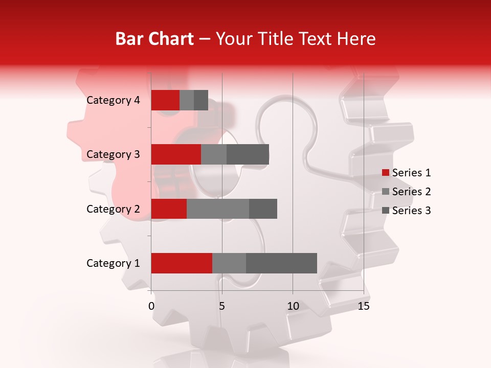 Cogwheel Success Puzzle PowerPoint Template