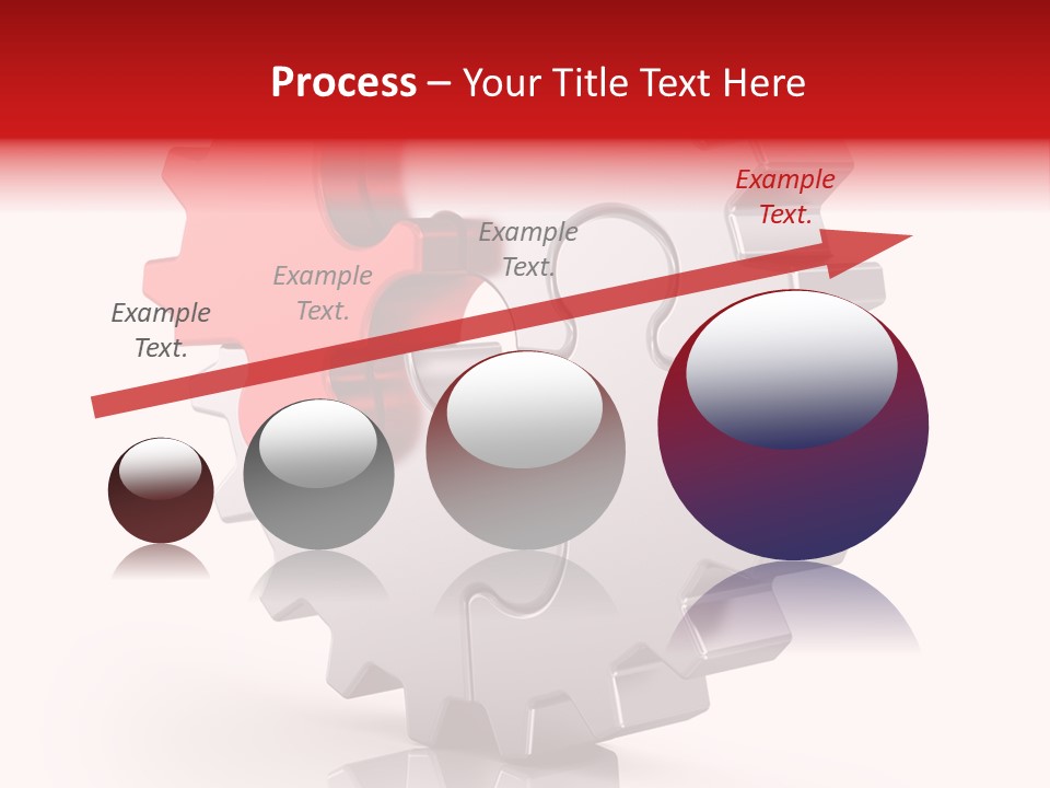 Cogwheel Success Puzzle PowerPoint Template
