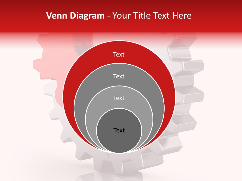 Cogwheel Success Puzzle PowerPoint Template