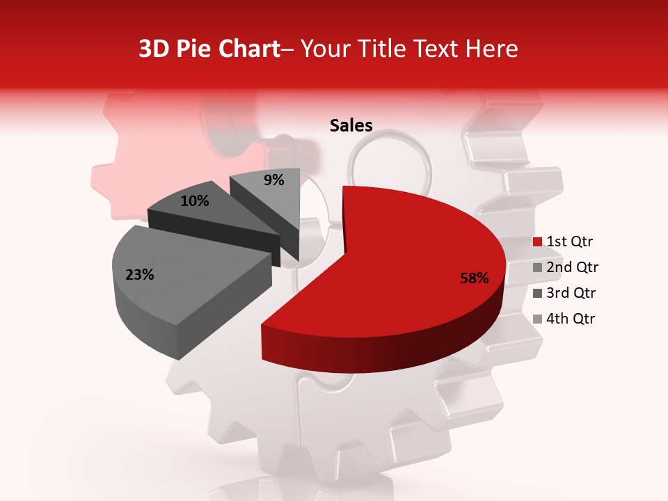 Cogwheel Success Puzzle PowerPoint Template