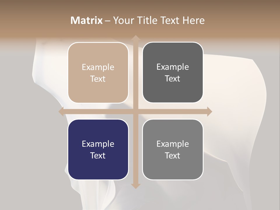 Stress White Fashion PowerPoint Template