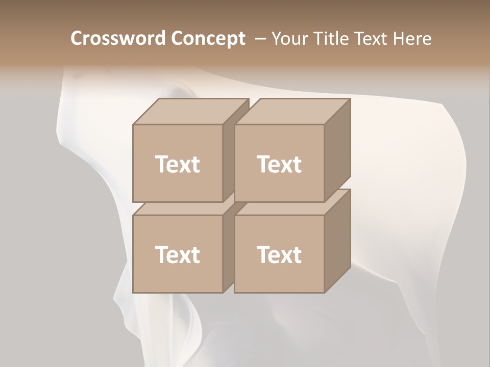 Stress White Fashion PowerPoint Template