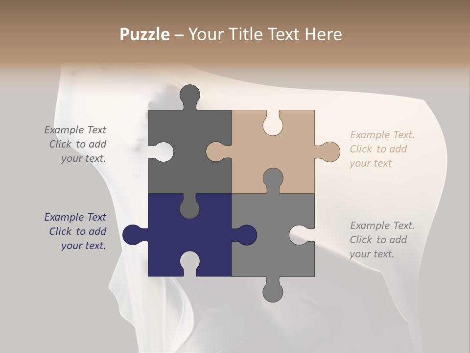 Stress White Fashion PowerPoint Template