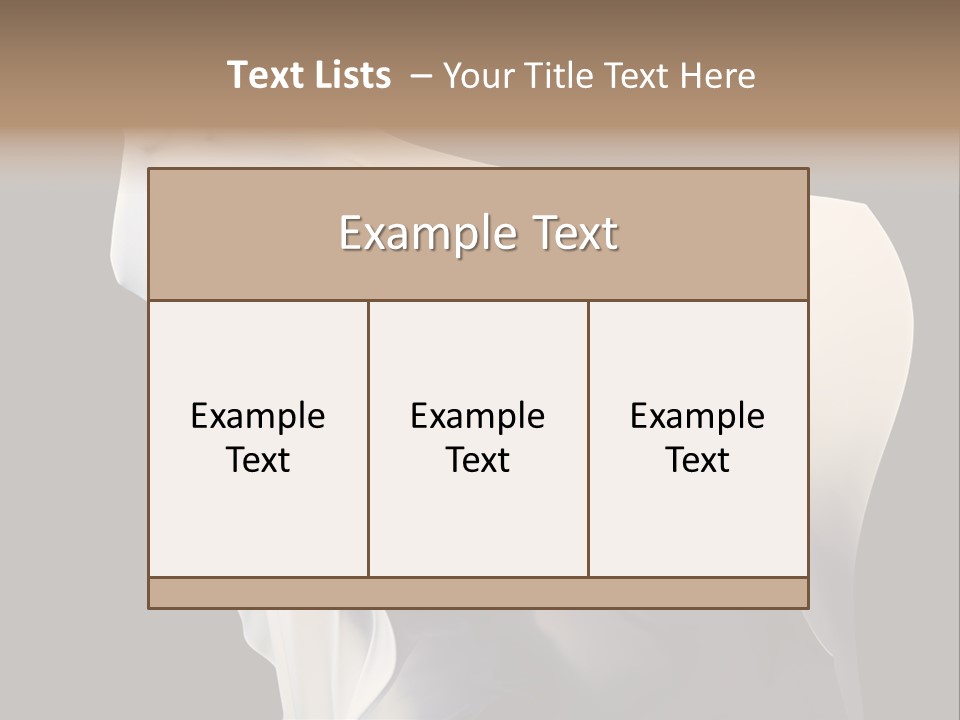 Stress White Fashion PowerPoint Template