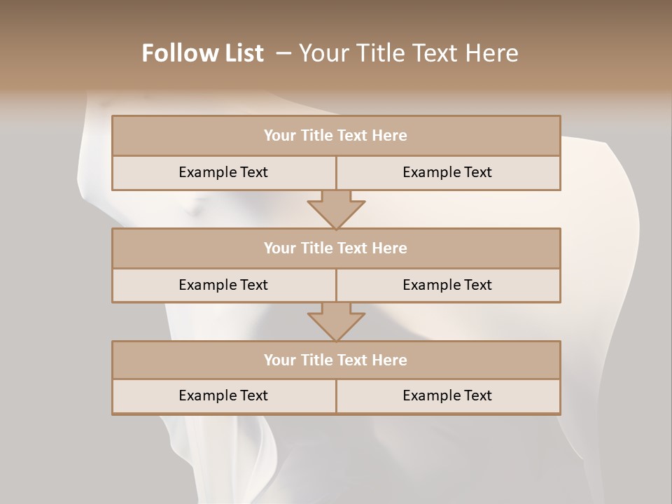 Stress White Fashion PowerPoint Template