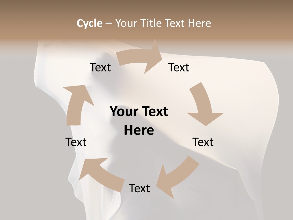 Stress White Fashion PowerPoint Template