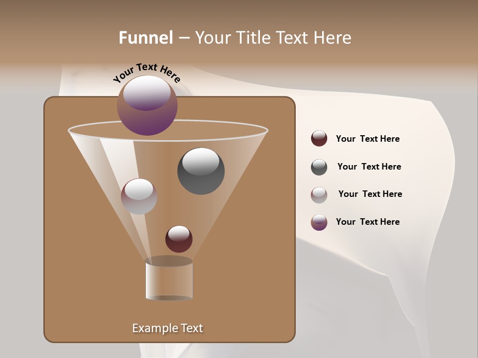 Stress White Fashion PowerPoint Template