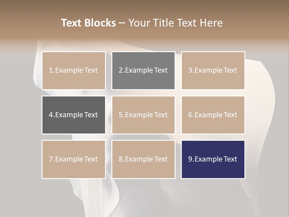 Stress White Fashion PowerPoint Template