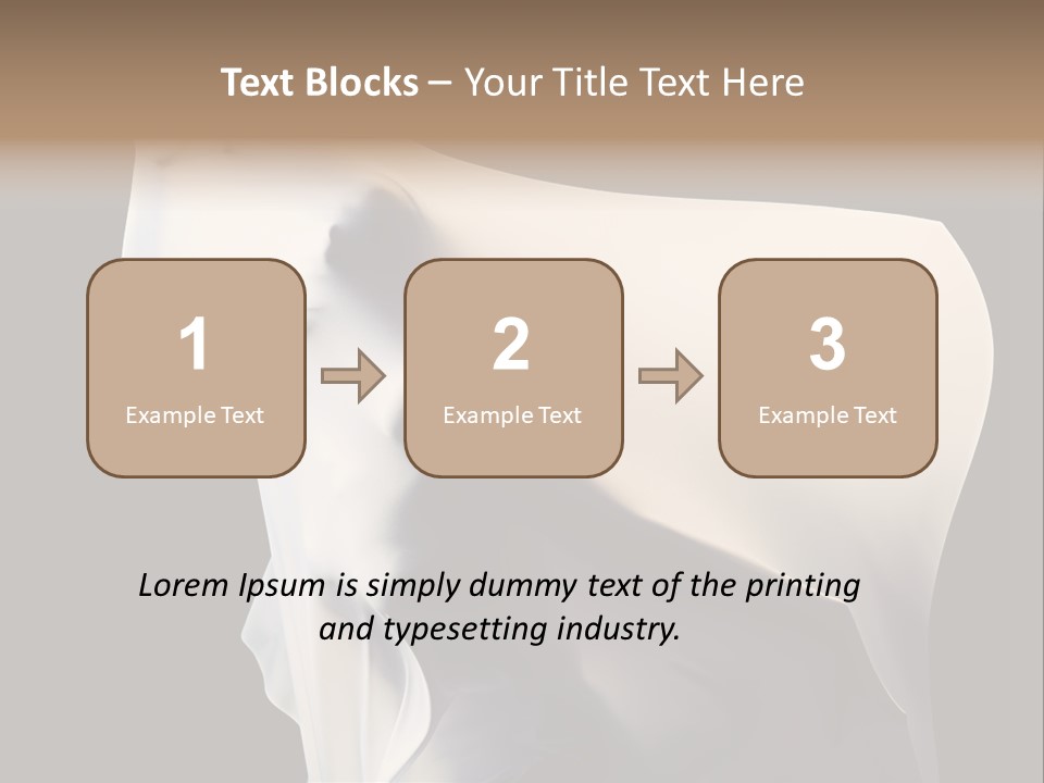 Stress White Fashion PowerPoint Template