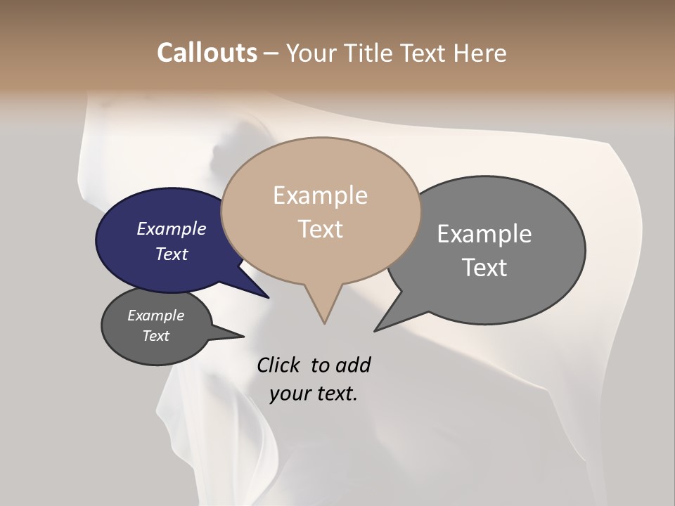 Stress White Fashion PowerPoint Template