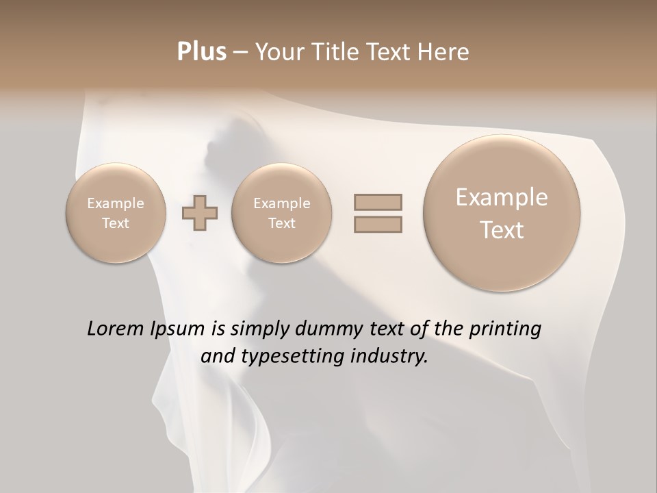 Stress White Fashion PowerPoint Template