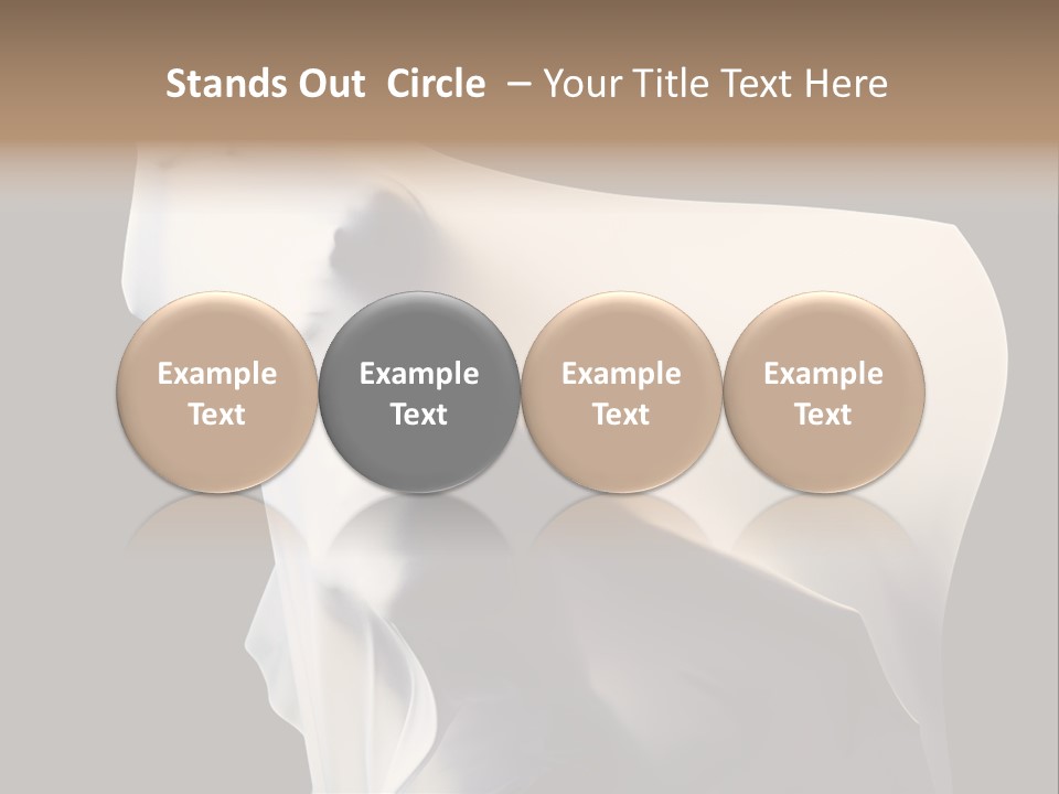 Stress White Fashion PowerPoint Template