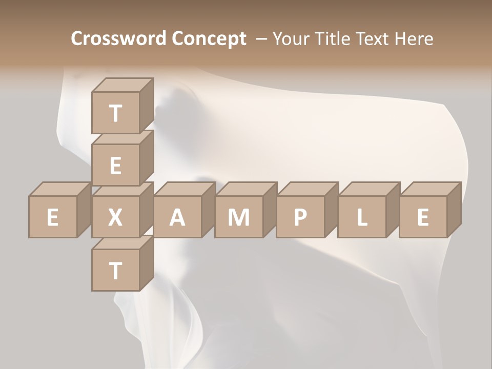 Stress White Fashion PowerPoint Template