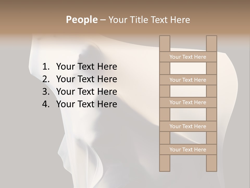 Stress White Fashion PowerPoint Template