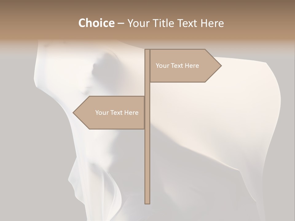 Stress White Fashion PowerPoint Template