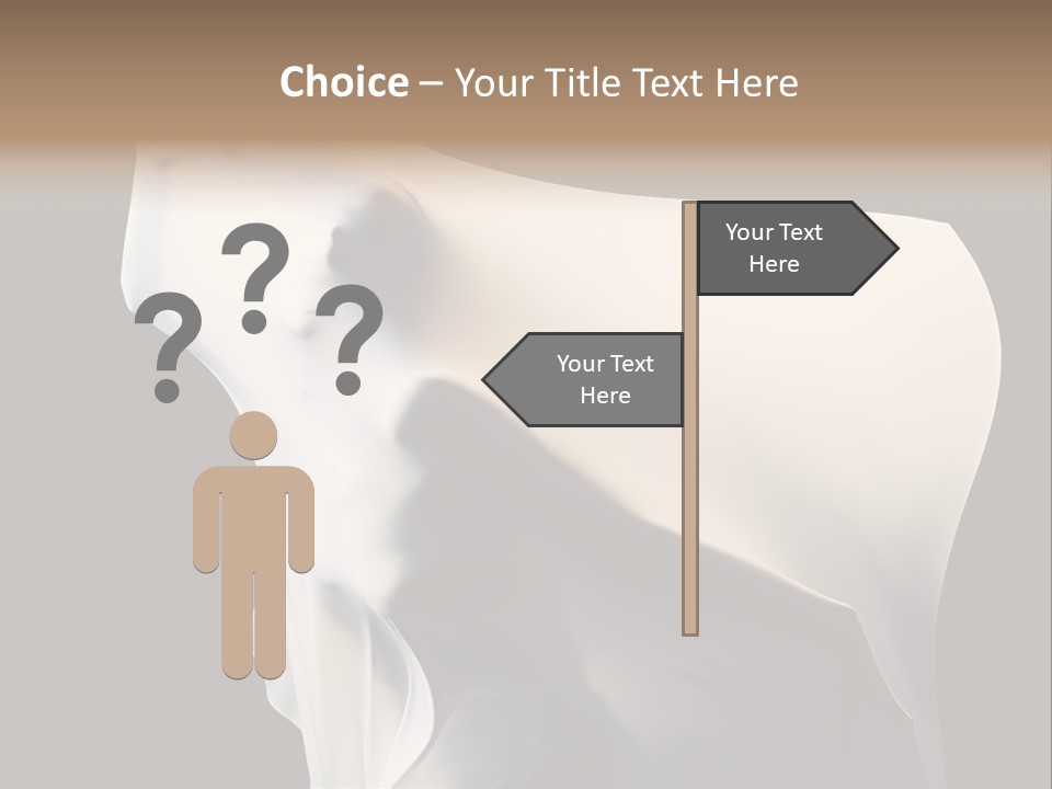 Stress White Fashion PowerPoint Template