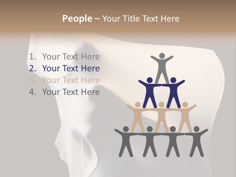 Stress White Fashion PowerPoint Template