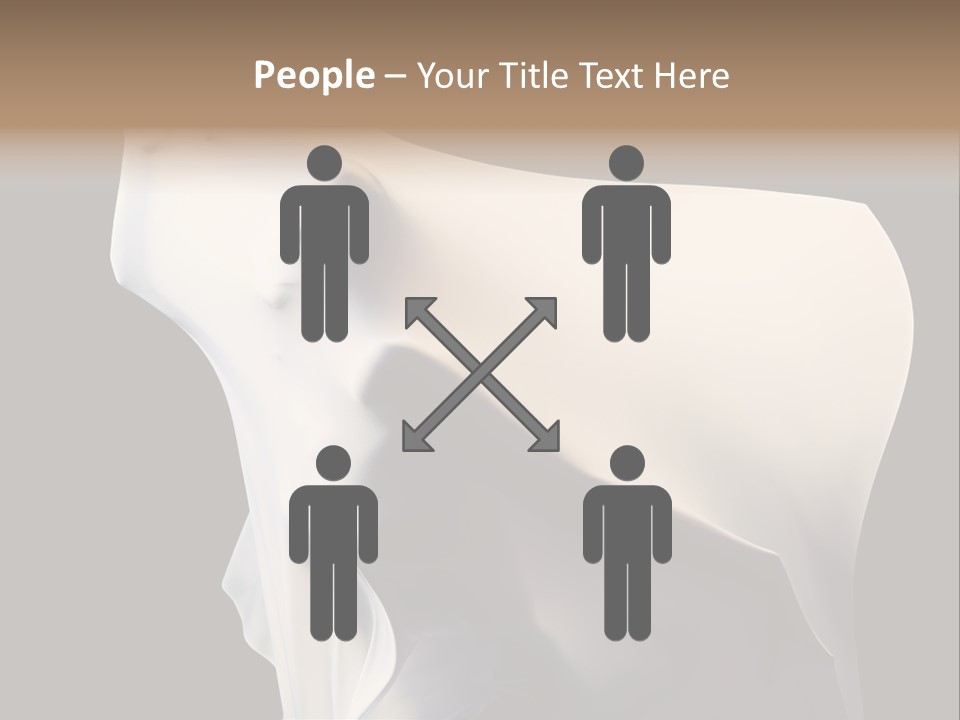 Stress White Fashion PowerPoint Template