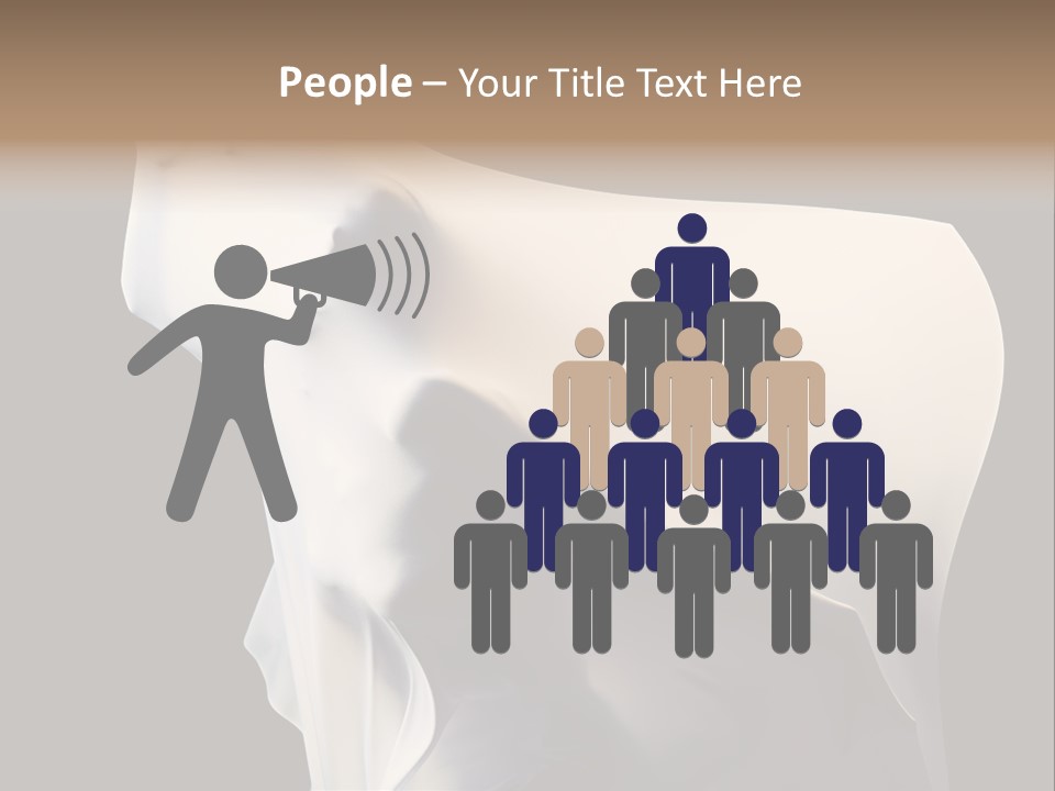 Stress White Fashion PowerPoint Template