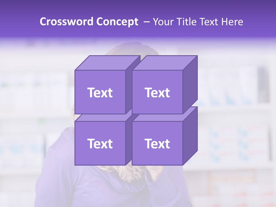 Standing Care Flu PowerPoint Template